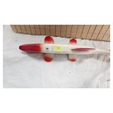 Beautiful XXL Hand Carved Spearing Decoy