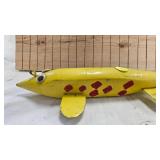 XXl Hand Carved Seven of Diamonds Spe+B120:B140aring Decoy