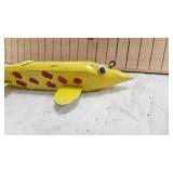 XXl Hand Carved Seven of Diamonds Spe+B120:B140aring Decoy