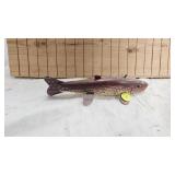 Hand Carved Signed Don Bethel Spearing Decoy