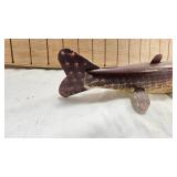 Hand Carved Signed Don Bethel Spearing Decoy