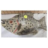 Fullsize Crappie Decoy, Handcarved