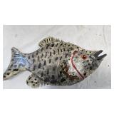 Fullsize Crappie Decoy, Handcarved