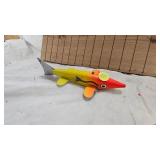 Pair Hand Carved Spearing Decoys