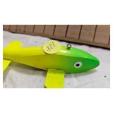 Pair Hand Carved Spearing Decoys