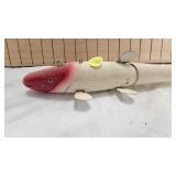 Early Jointed XL Carved Spearing Decoy
