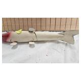 Early Jointed XL Carved Spearing Decoy