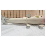 Early Jointed XL Carved Spearing Decoy