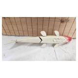 Early Jointed XL Carved Spearing Decoy