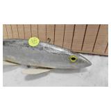 Original Hand Carved 12" Silver Shad Decoy