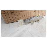 Original Hand Carved 12" Silver Shad Decoy