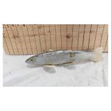 Original Hand Carved 12" Silver Shad Decoy