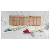 (2)XXL Spearing Decoys Woodcarved, Very Old