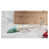 (2)XXL Spearing Decoys Woodcarved, Very Old