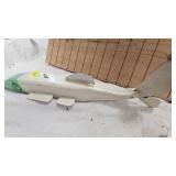 (2)XXL Spearing Decoys Woodcarved, Very Old