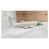 (2)XXL Spearing Decoys Woodcarved, Very Old