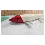 (2)XXL Spearing Decoys Woodcarved, Very Old