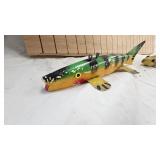 Pair of Early Hand Carved Spearing Decoys