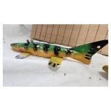 Pair of Early Hand Carved Spearing Decoys