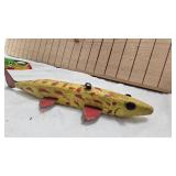 Pair of Early Hand Carved Spearing Decoys