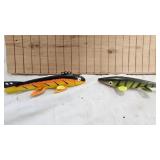 Pair of As New Carved Spearing Decoys