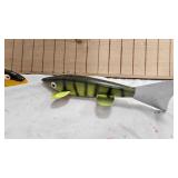 Pair of As New Carved Spearing Decoys