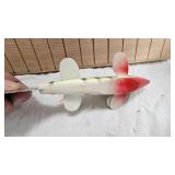 Pair of As New Carved Spearing Decoys