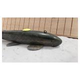 Hand Carved Sucker Minnow Spearing Decoy
