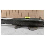Hand Carved Sucker Minnow Spearing Decoy