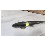 Hand Carved Sucker Minnow Spearing Decoy