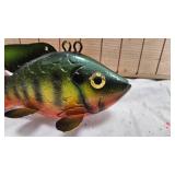 D&B Hand Carved Fire Perch Spearing Decoy, As New