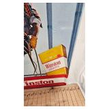 Winston Lights Cigarette Metal Vintage Sign