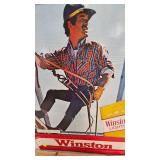 Winston Lights Cigarette Metal Vintage Sign