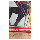 Winston Lights Cigarette Metal Vintage Sign