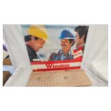 Winston Cigarette Metal Vintage Sign