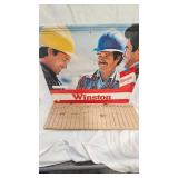 Winston Cigarette Metal Vintage Sign