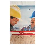 Winston Cigarette Metal Vintage Sign
