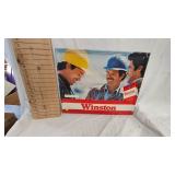 Winston Cigarette Metal Vintage Sign