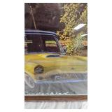 Thunderbird Clock in Wood Frame, works