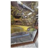 Thunderbird Clock in Wood Frame, works