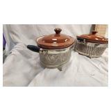 Vintage Bean Pot and Holder-Gurnsey?