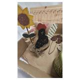 Chicken Lot as Pictured with Sugar and Creamer Set