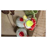 Chicken Lot as Pictured with Sugar and Creamer Set