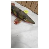 Vintage Minnesota Hard Carved 8" Decoy Lure, possibly Lewis Anderson