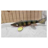 Vintage Minnesota Hard Carved 8" Decoy Lure, possibly Lewis Anderson