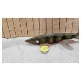 Vintage Minnesota Hard Carved 8" Decoy Lure, possibly Lewis Anderson