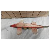 Vintage Minnesota Hard Carved 8" Decoy Lure, possibly Lewis Anderson
