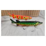 Pair of Newer 8-9" Spearing Decoys