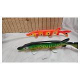 Pair of Newer 8-9" Spearing Decoys