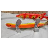 Pair of Newer 8-9" Spearing Decoys